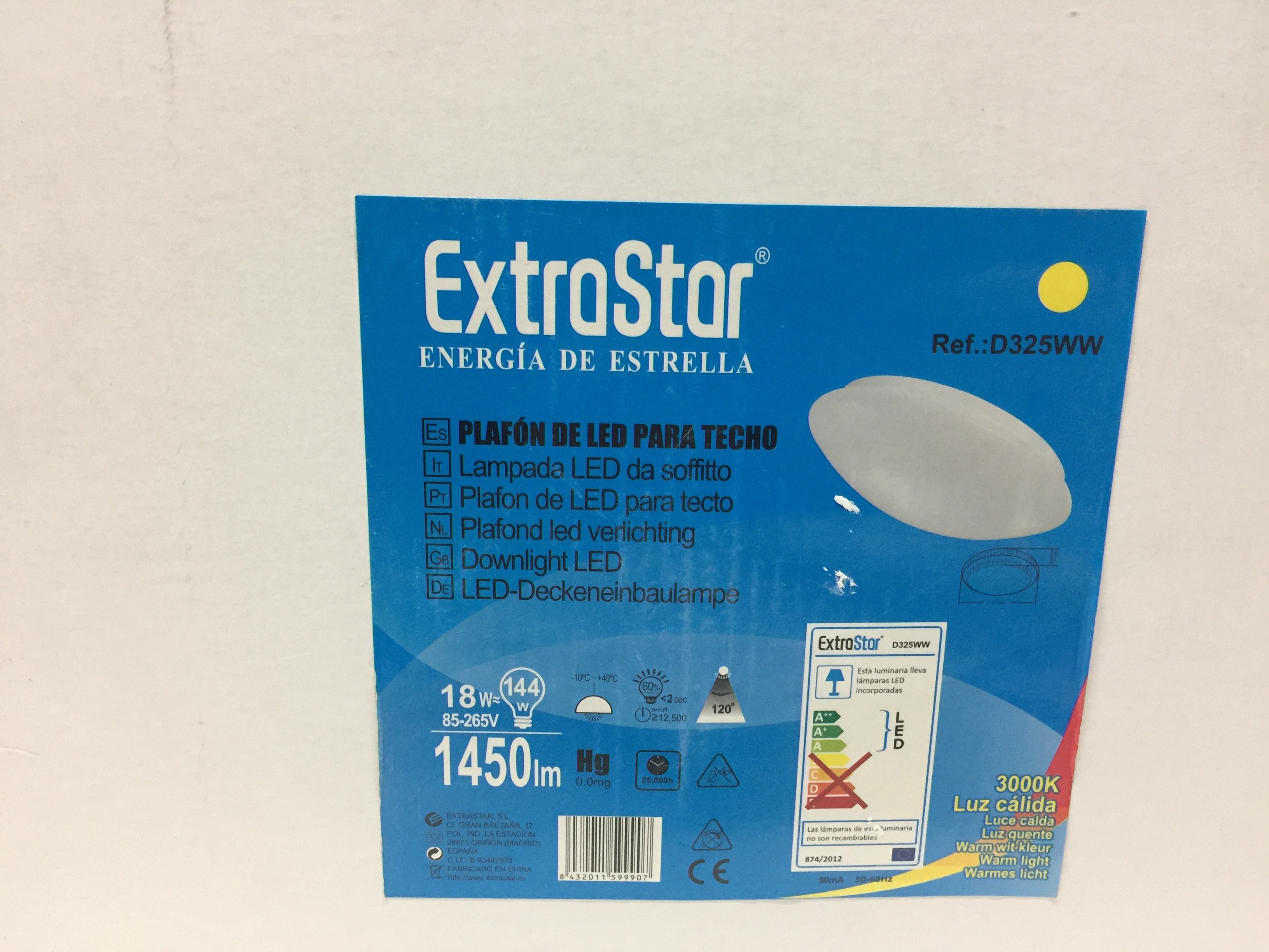 2 plafon led 