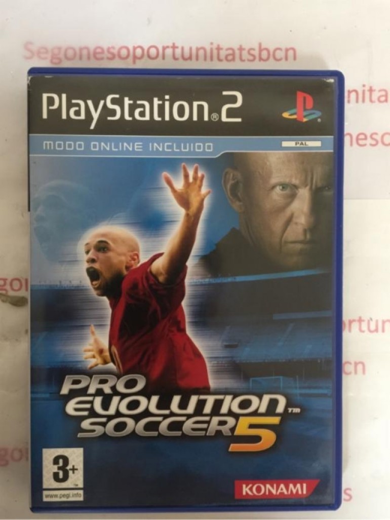 1 JUEGO PS2 PRO EVOLUTION SOCCER 5 