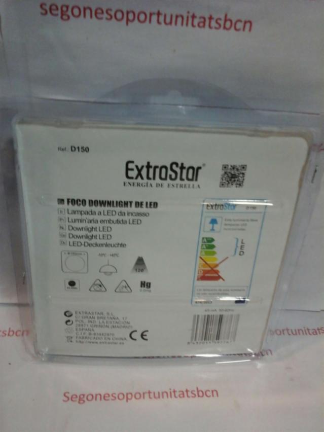 3 Plafón empotrable Led Nuevo 