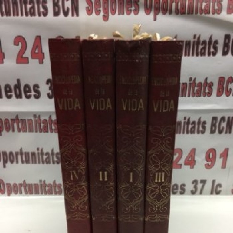 1 4 tomos Enciclopédia de la Vida de Bruguera de 1970