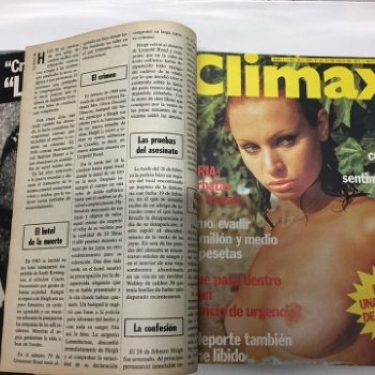 4 Tomo único encuadernado de 3 revistas Climax y 4 Lib