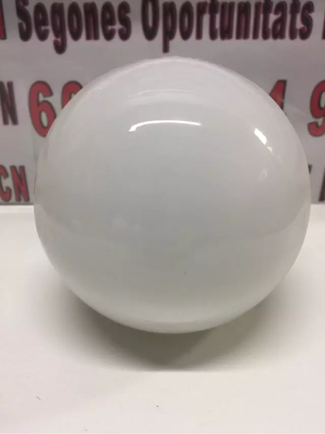 2 Globos de cristal lampara
