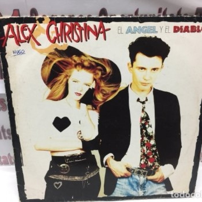 1 LP Alex Christina el angel y el diablo de WEA records de 1989