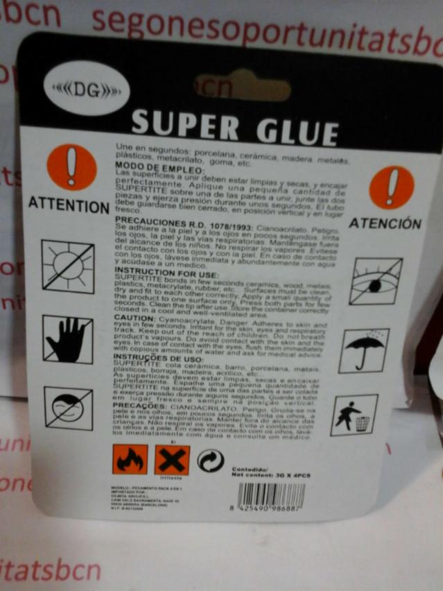 2 PEGAMENTO SUPER GLUE EXTRA FUERTE