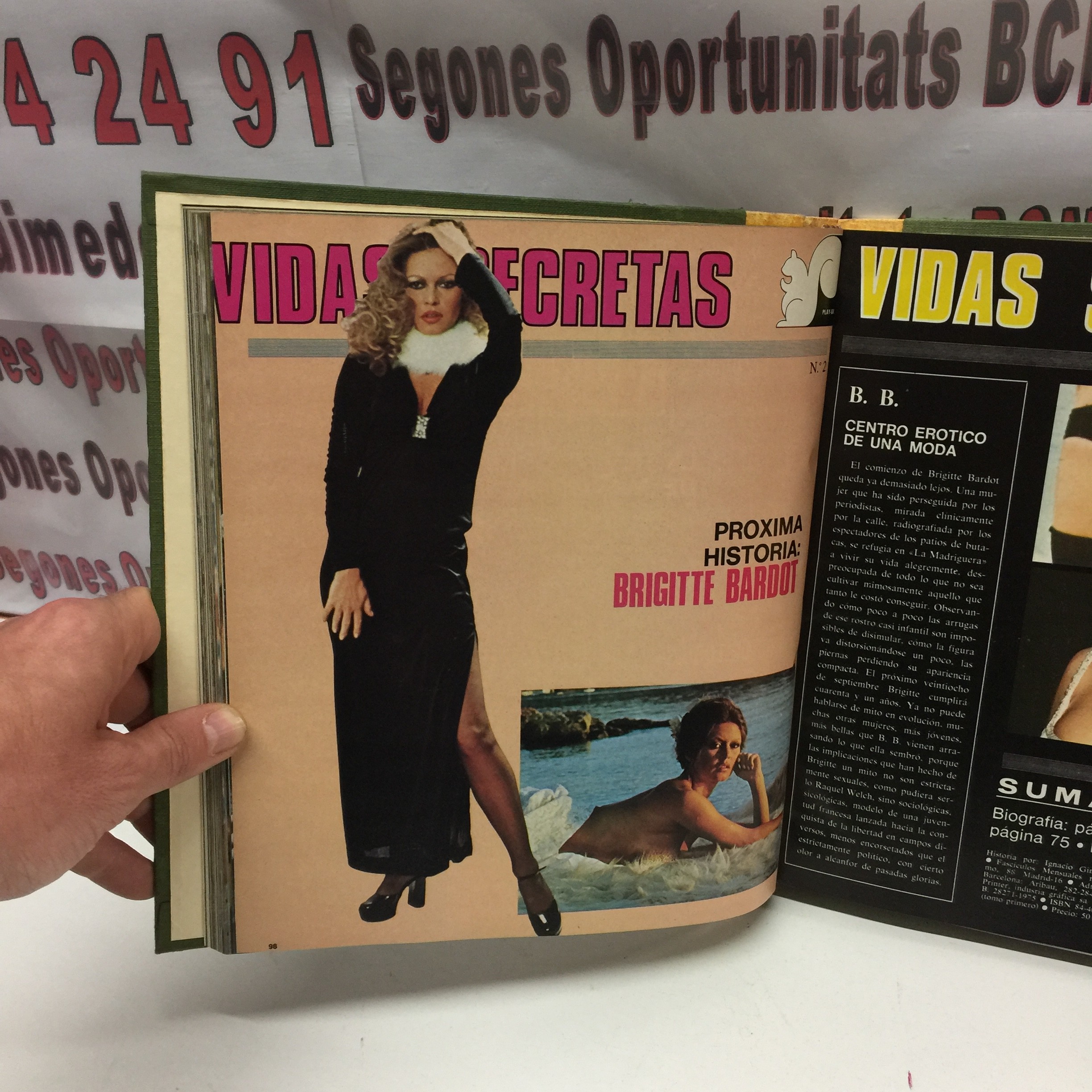 4 Tomo único encuadernado 6 revistas “ vidas secretas “