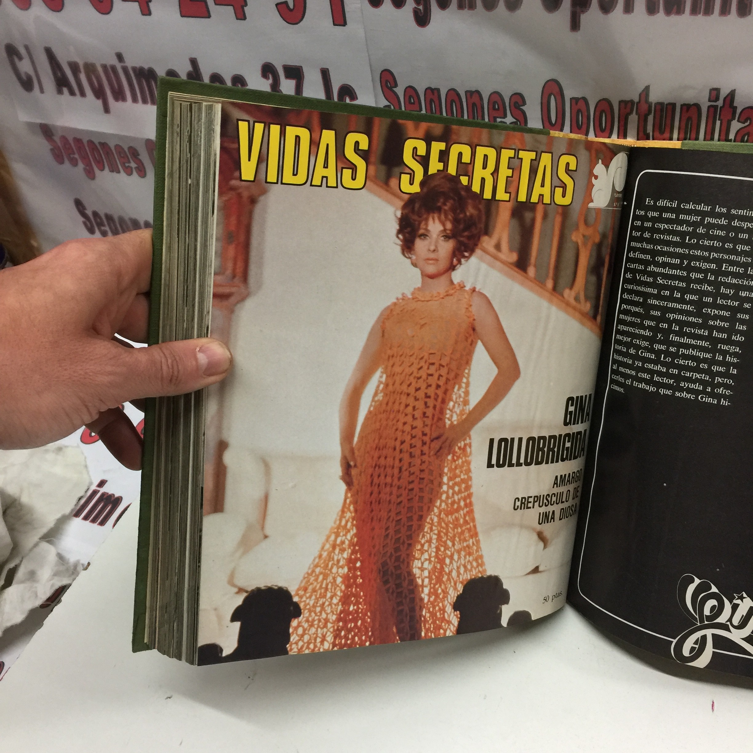 8 Tomo único encuadernado 6 revistas “ vidas secretas “