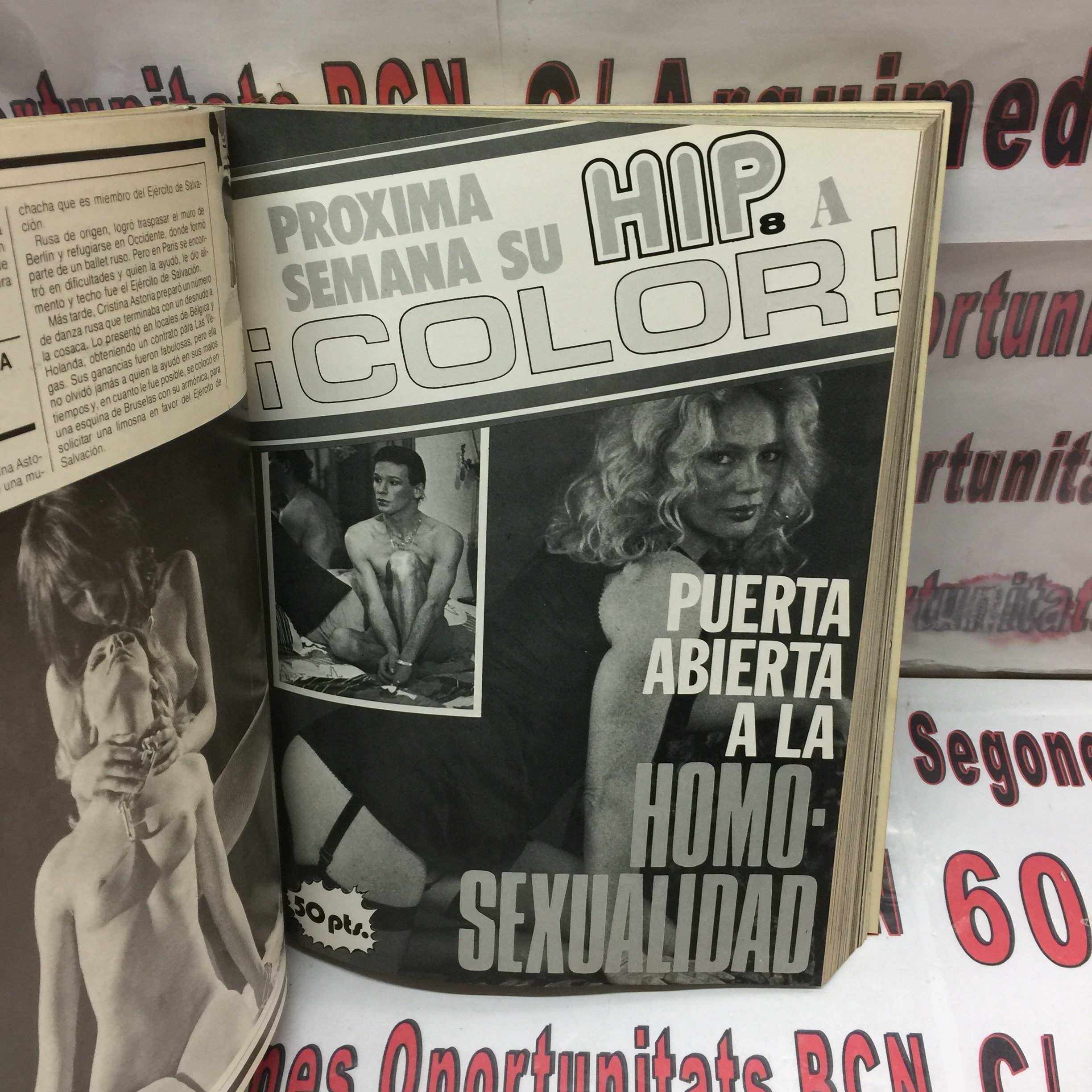 6 Tomo único y variado de 11 revistas Lesbo 2000 , emmanuelle , dossier sexual y desnudarse es un arte