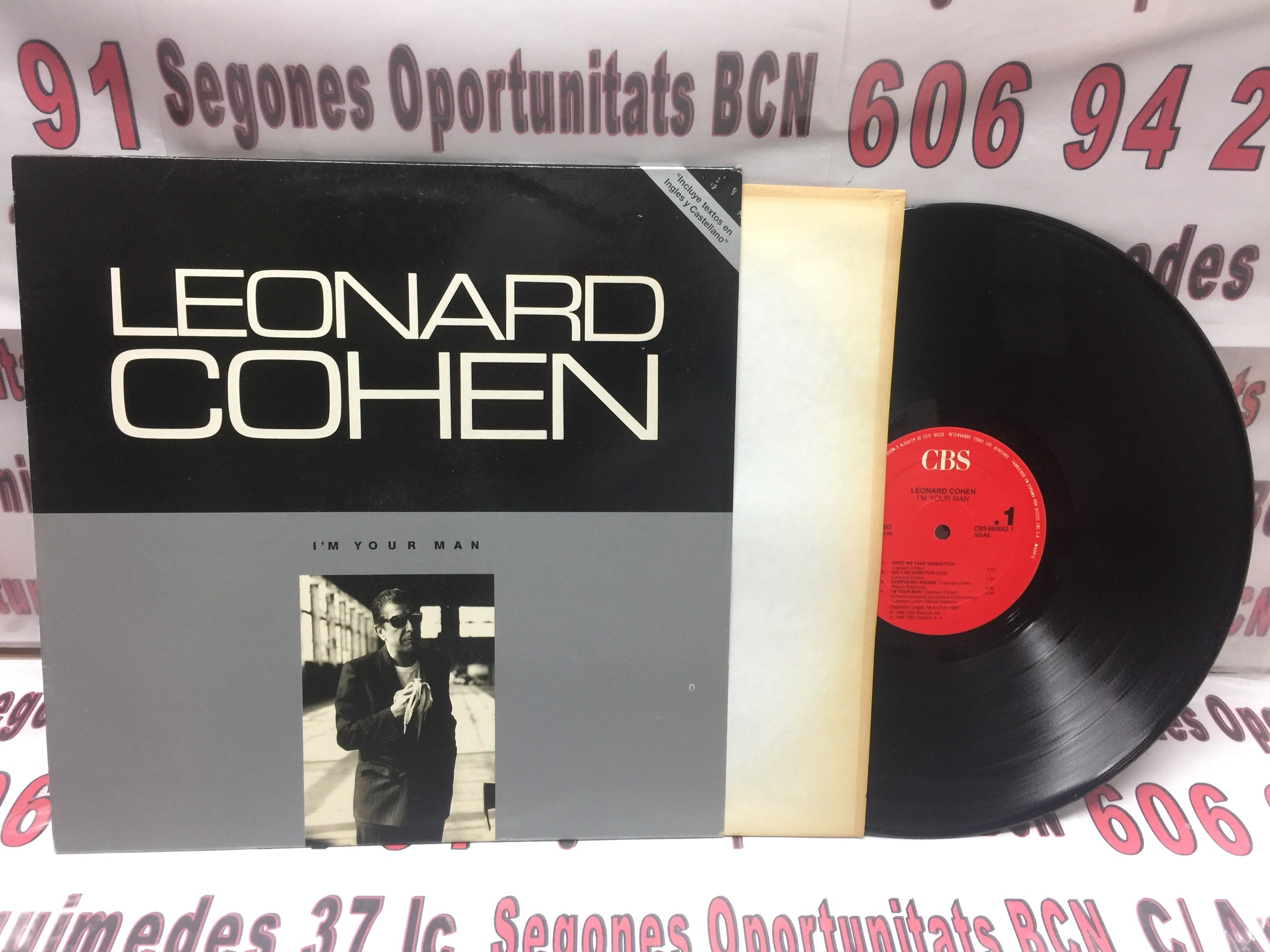 1 Vinilo LP Leonard Cohen - I’m Your Man