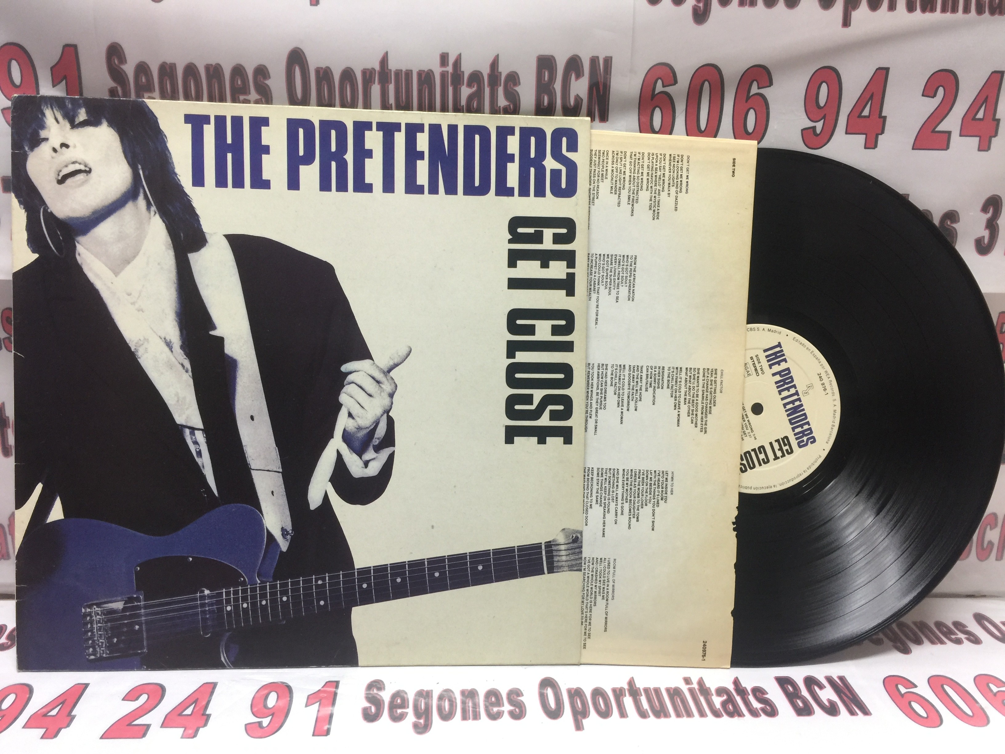 1 Vinilo LP The Pretenders - Get Close