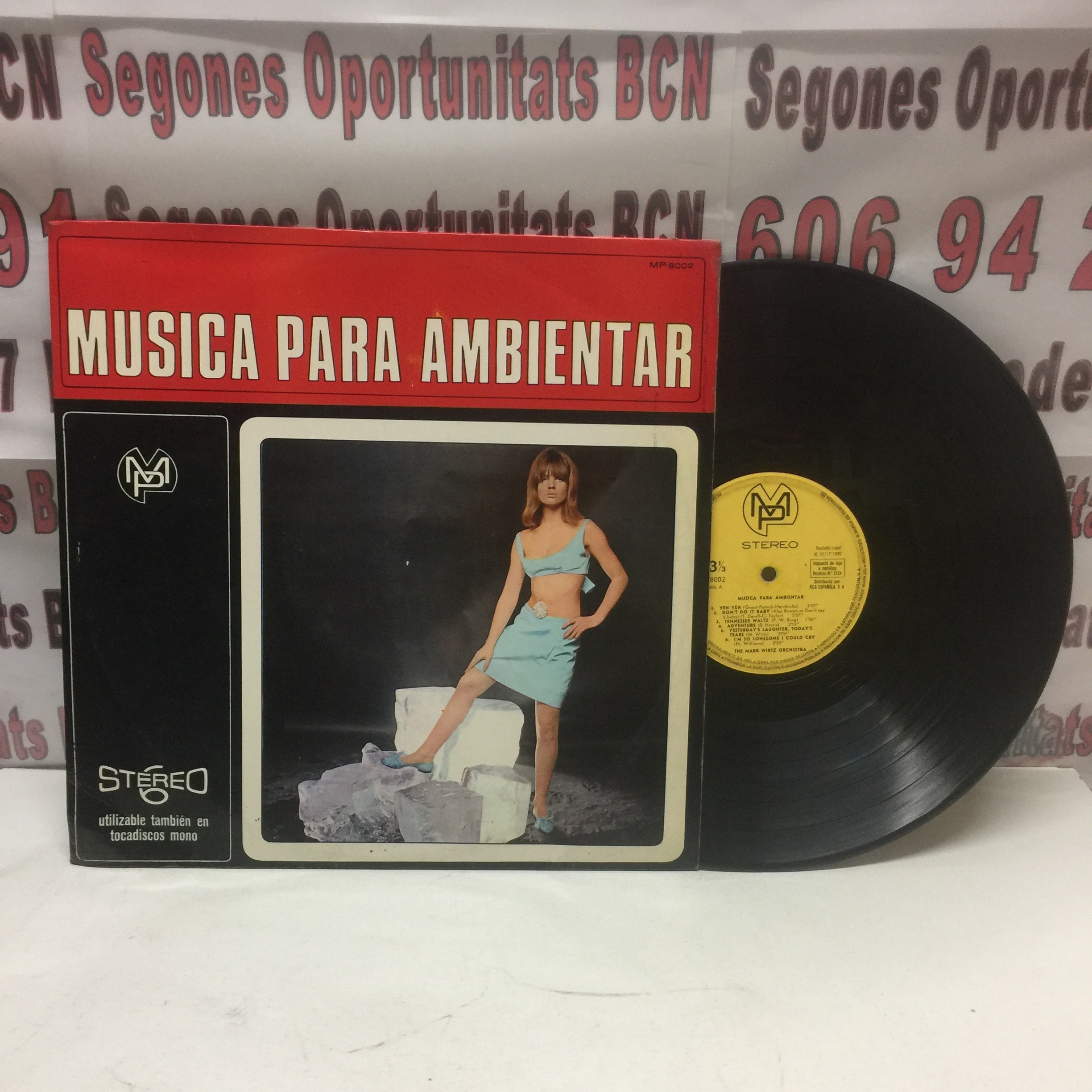 1 Disco vinilo Música para ambientar / edición española de 1967