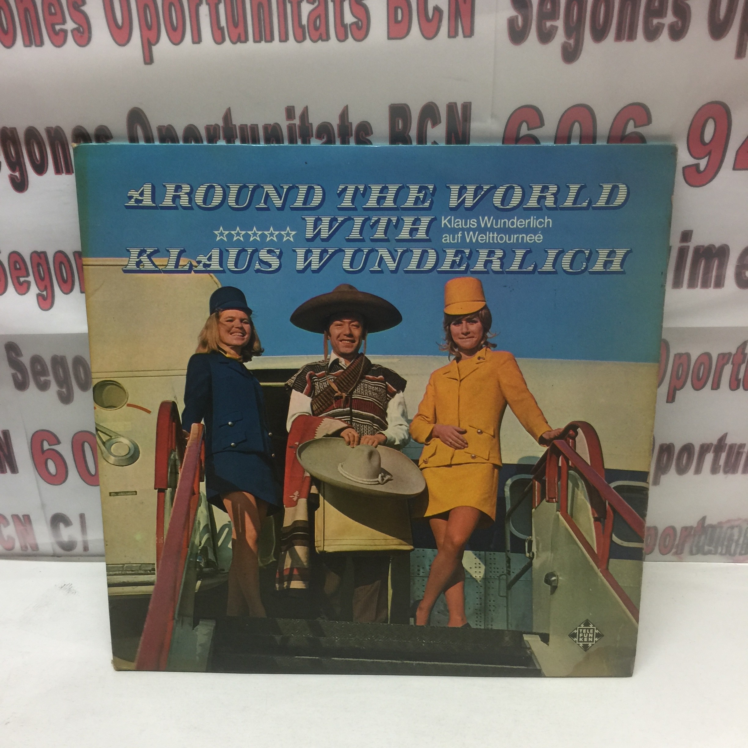 1 2 LP disco vinilo Around the world with klaus wunderlich