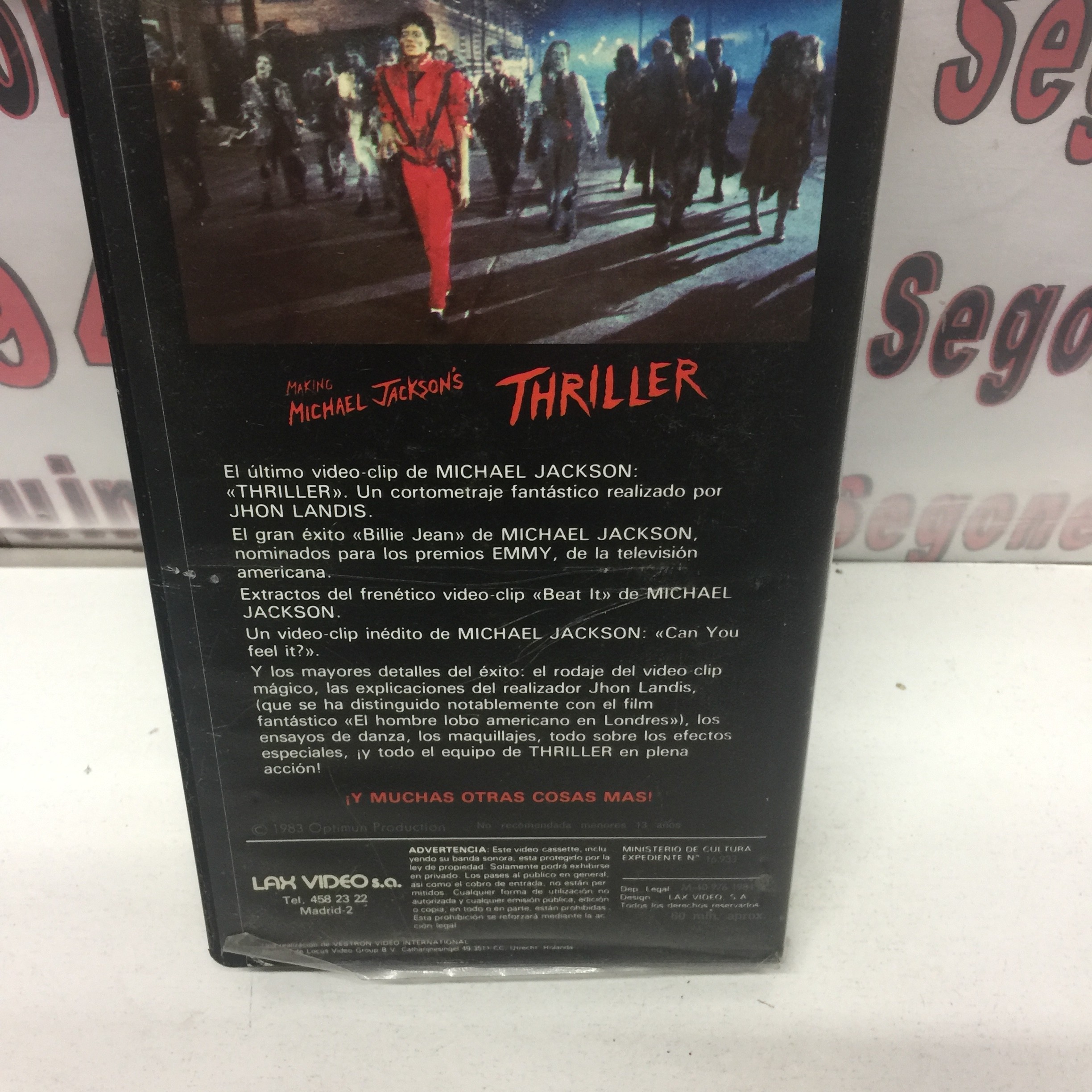 2 VHS Making michael jackson thriller