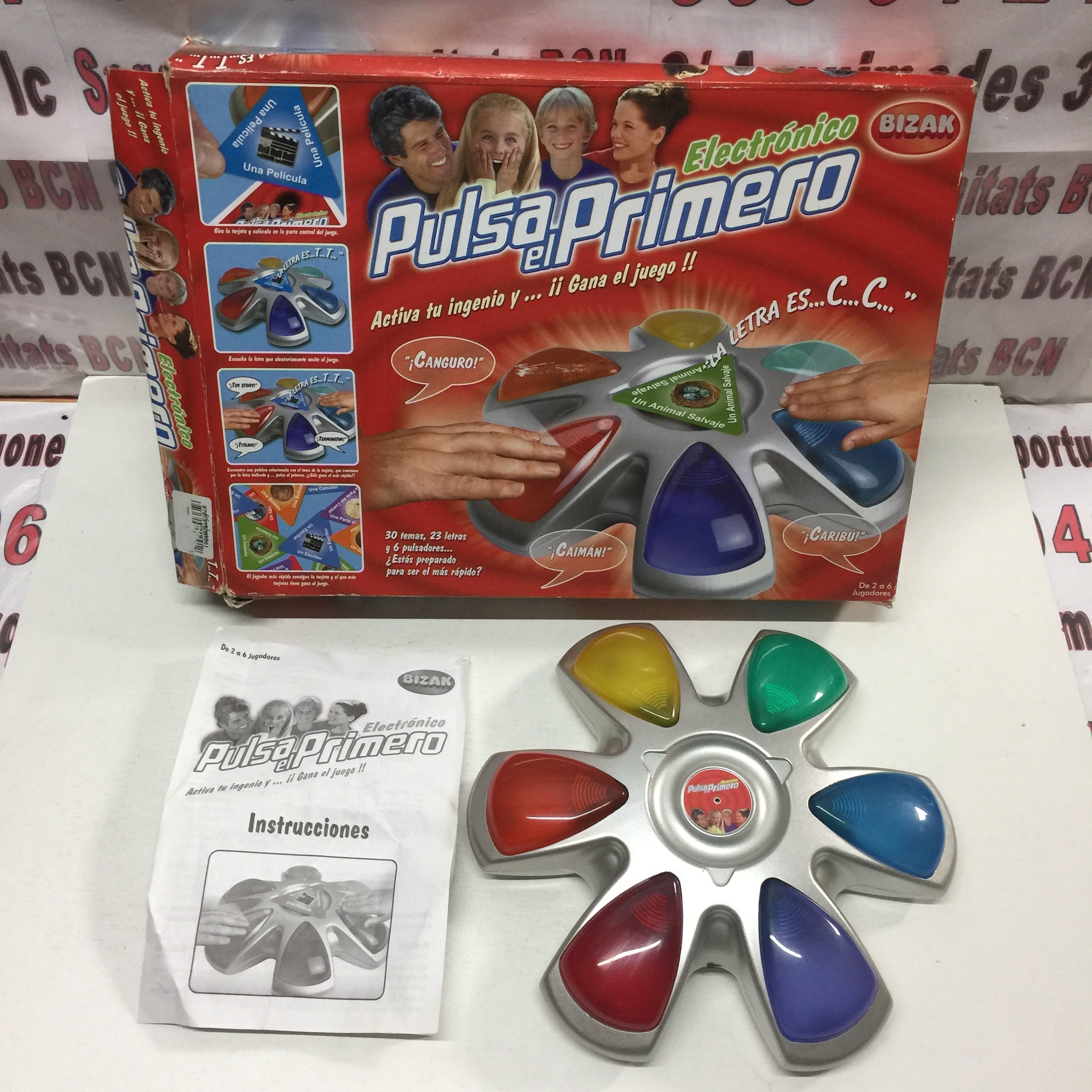 1 Juego de mesa electrónico Pulsa el primero