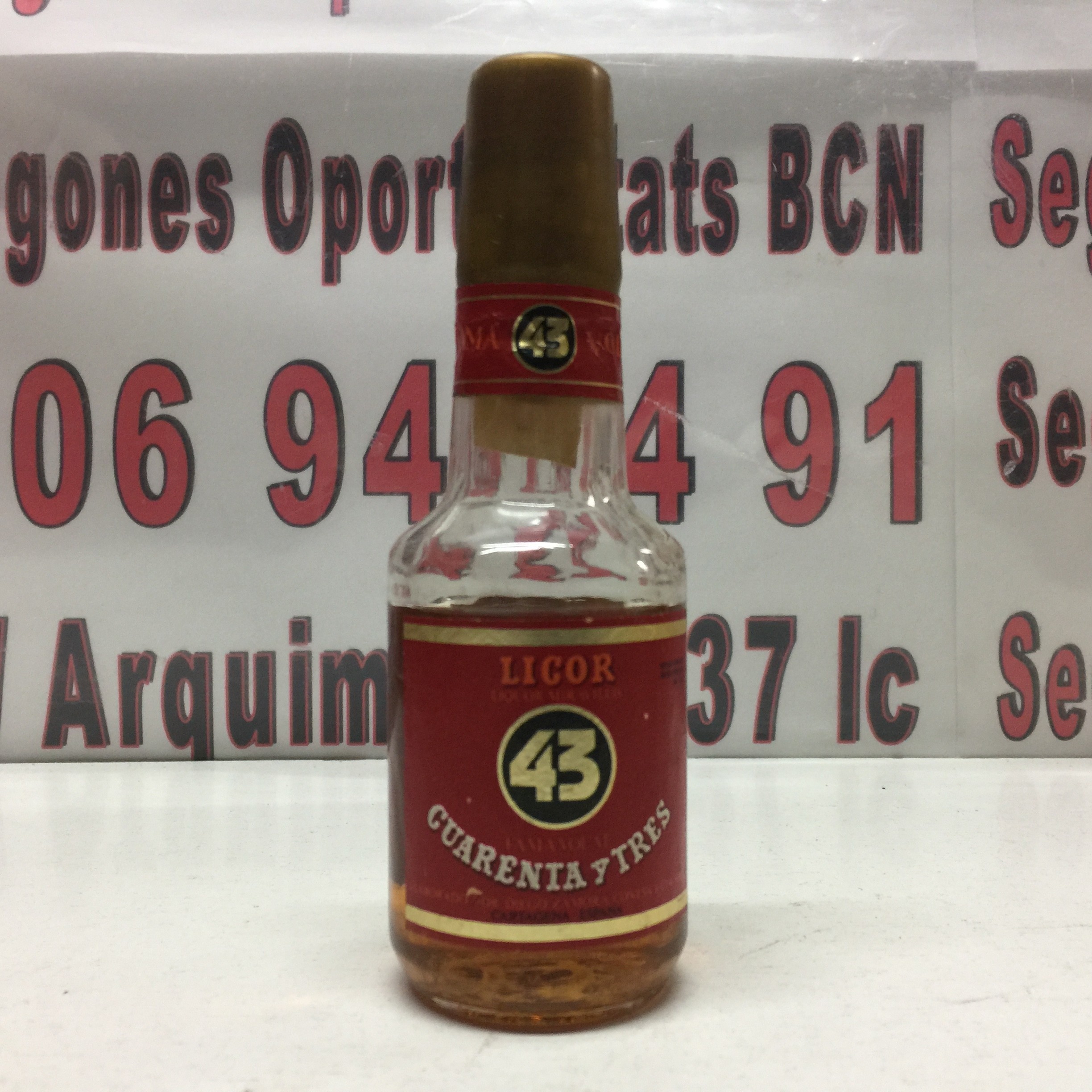 1 Botella Licor 43 /5cl , sello de 50 céntimos