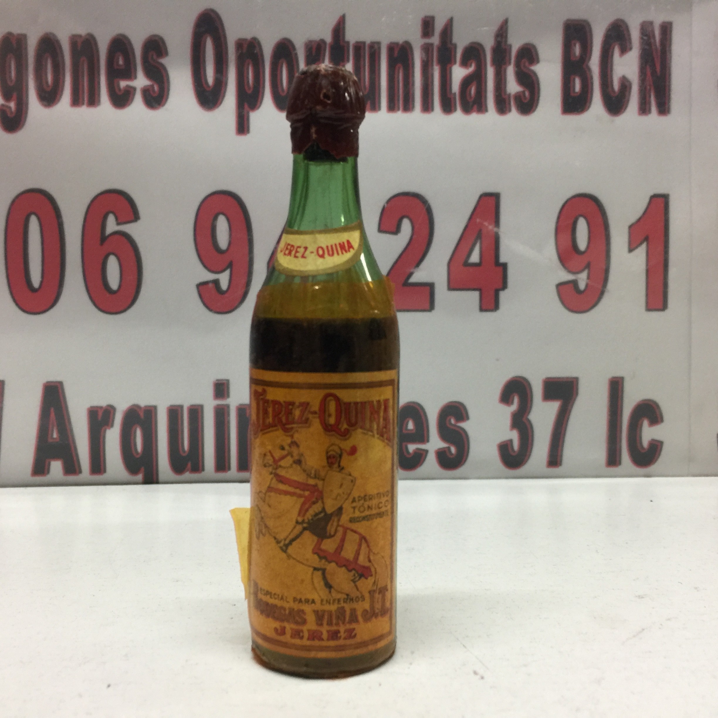 2 Botella jerez-quina 11cm