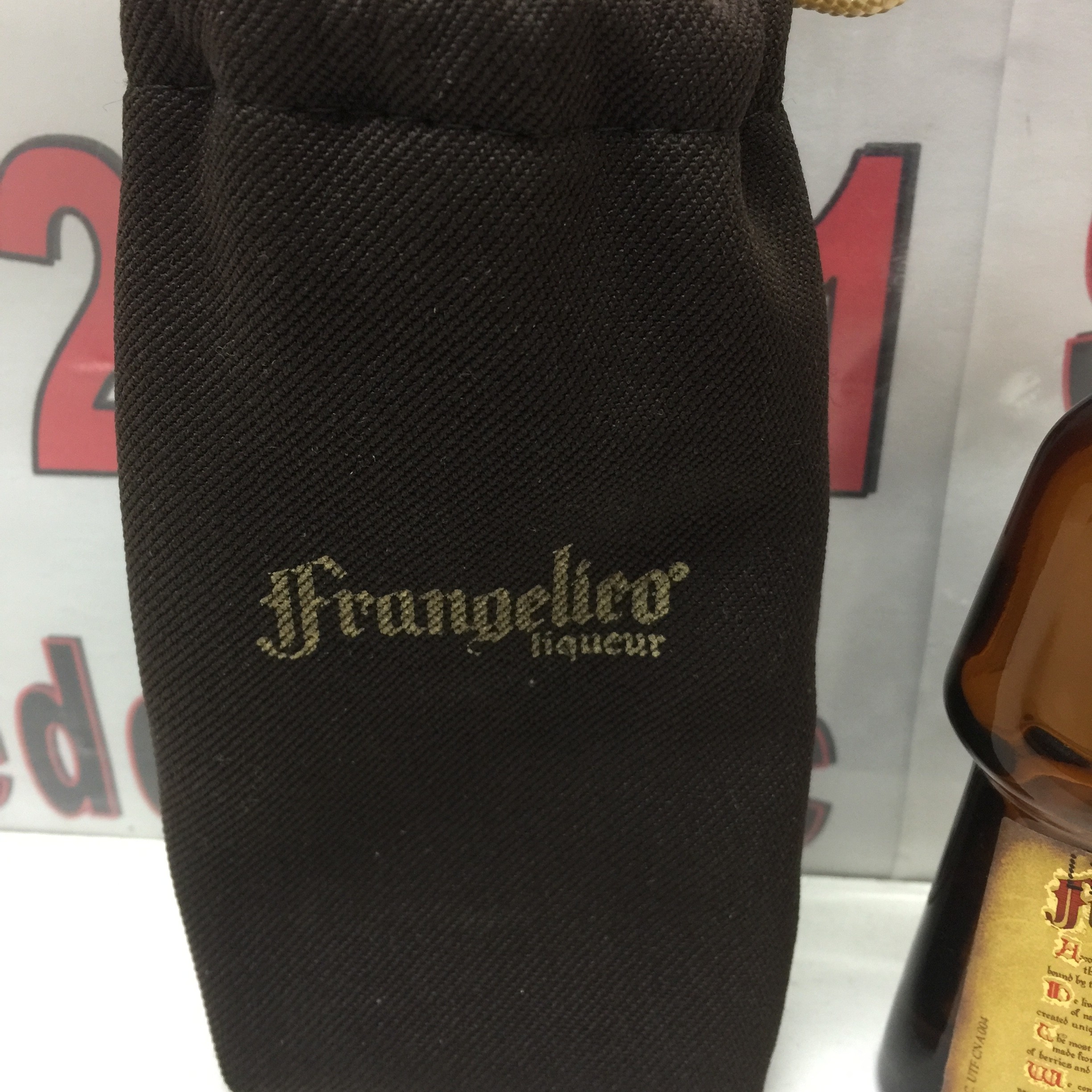 2 Botellín Frangelico con bolsa original 50ml