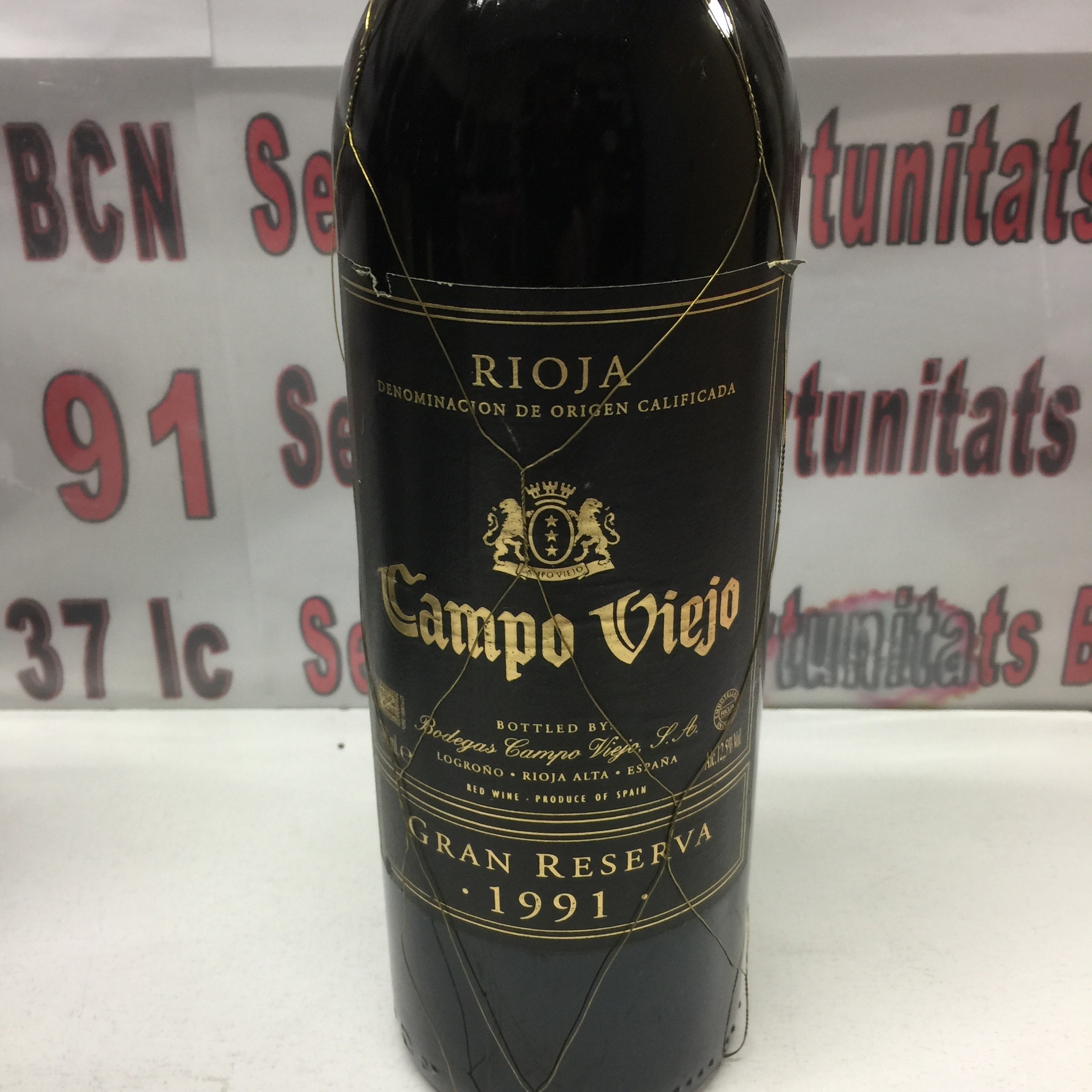 2 Rioja Campo Viejo gran reserva 1991 75cl