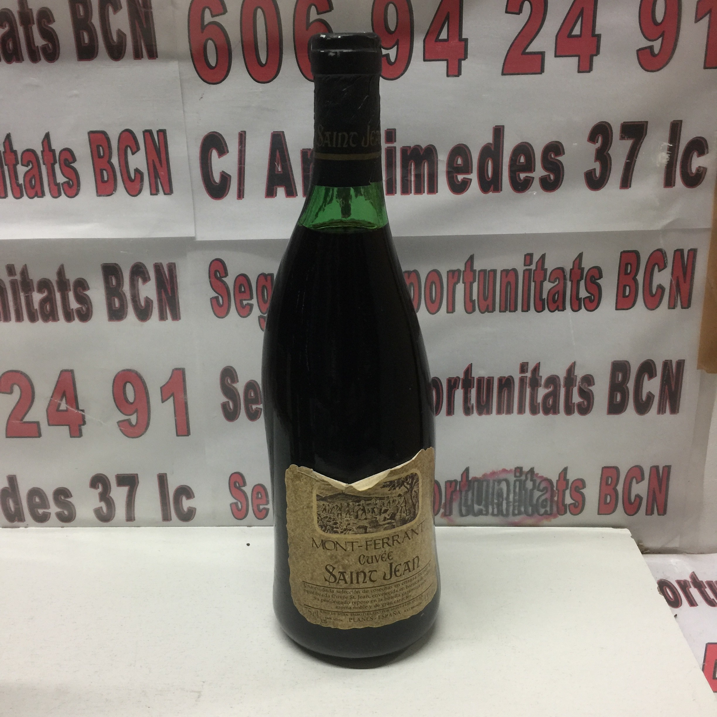 1 Cuvée Saint Jean Mont-ferrant 75cl