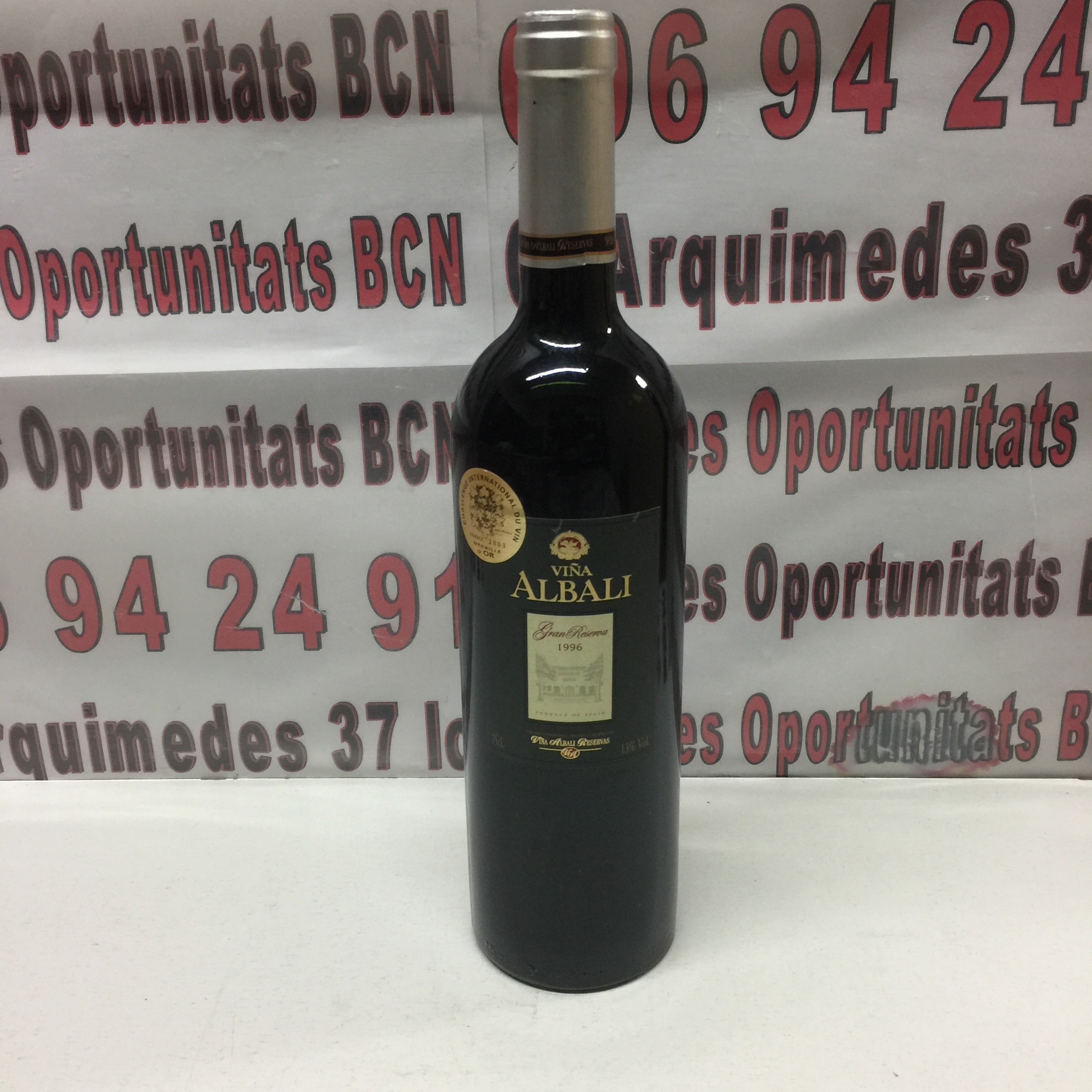 1 Viña albali -gran reserva 1996- Valdepeñas 75cl