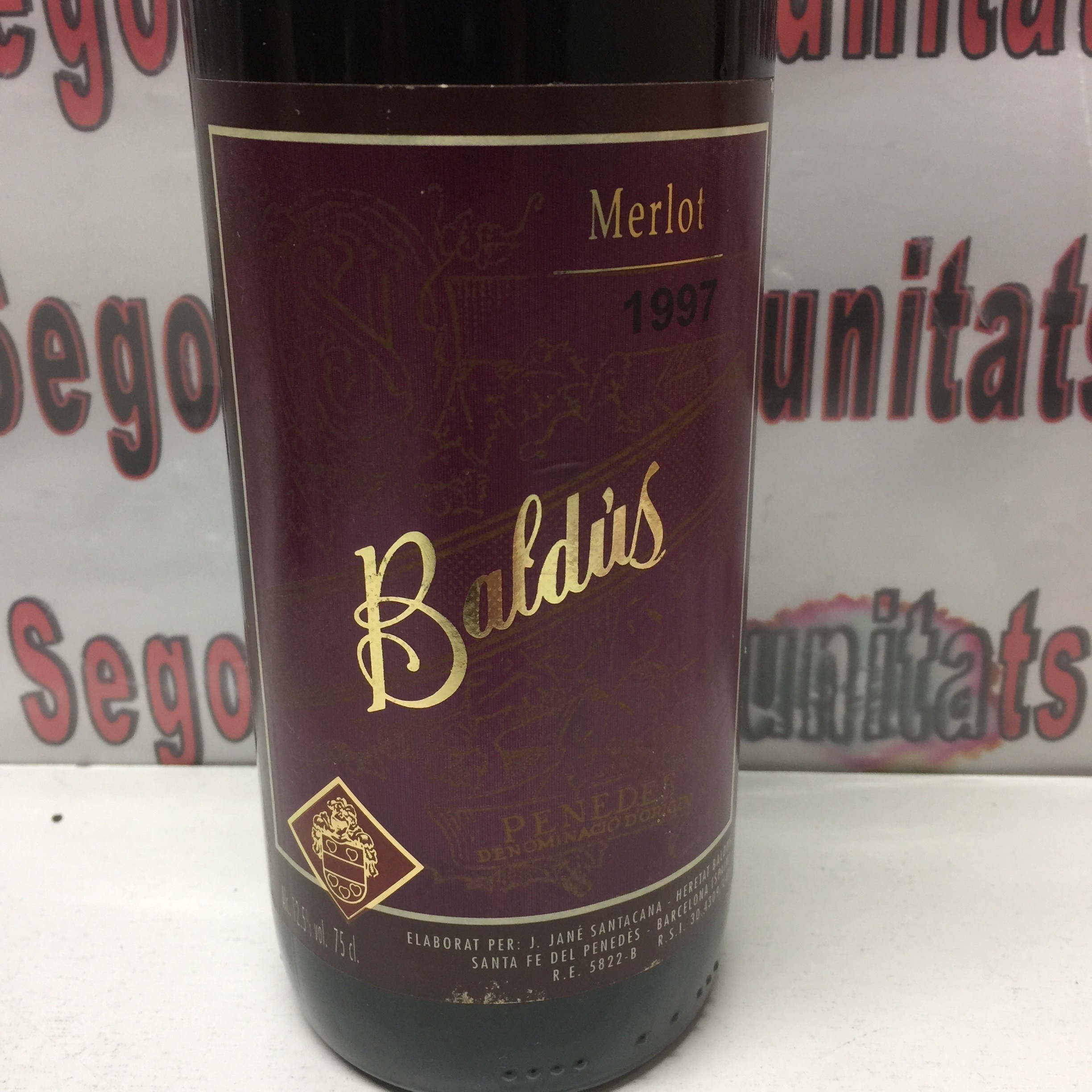 2 Baldús Merlot 1997 75cl