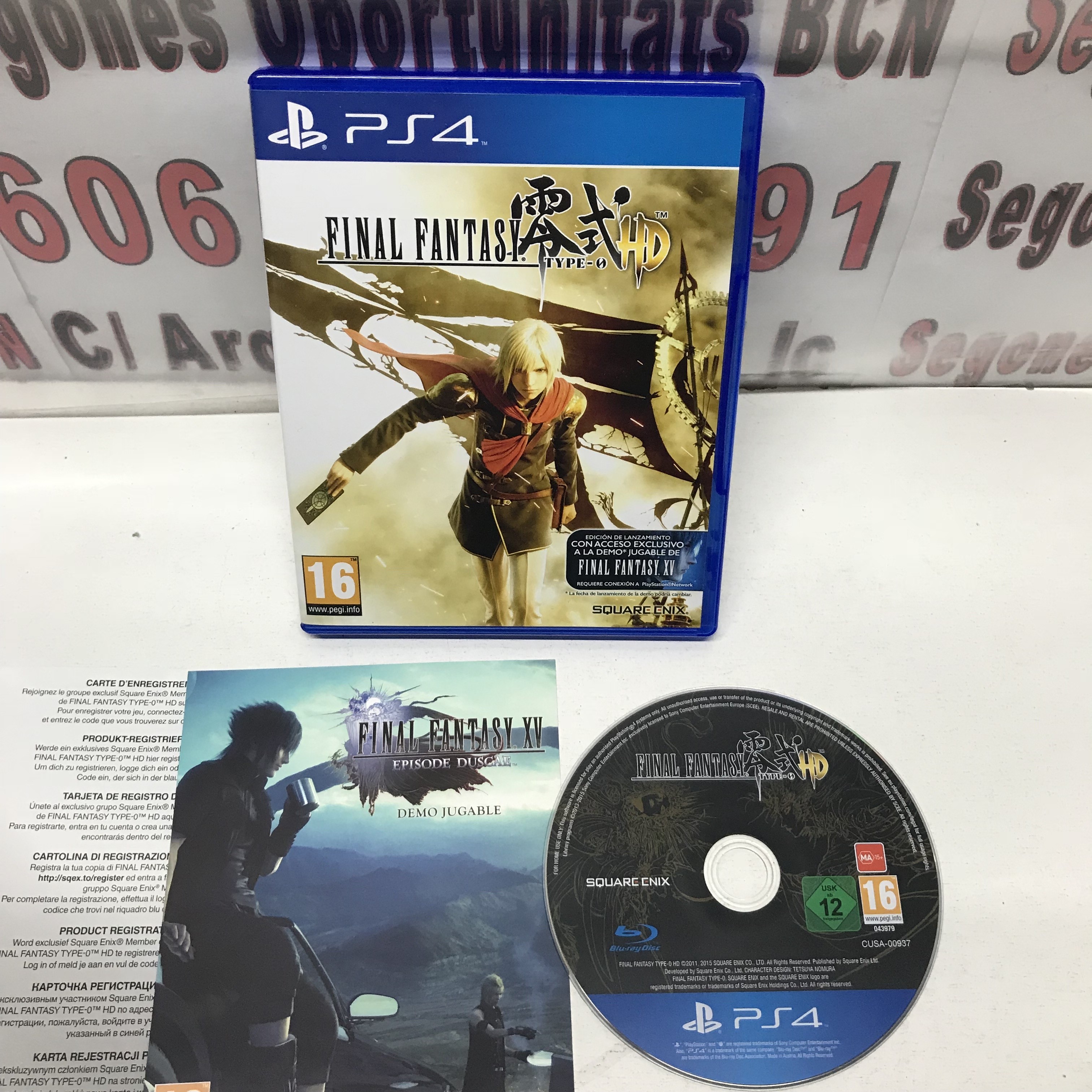 1 Juego ps4 final fantasy hd