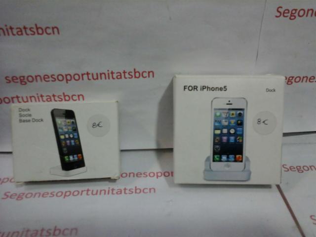 1 CARGADOR DE BASE IPHONE 5 I 6