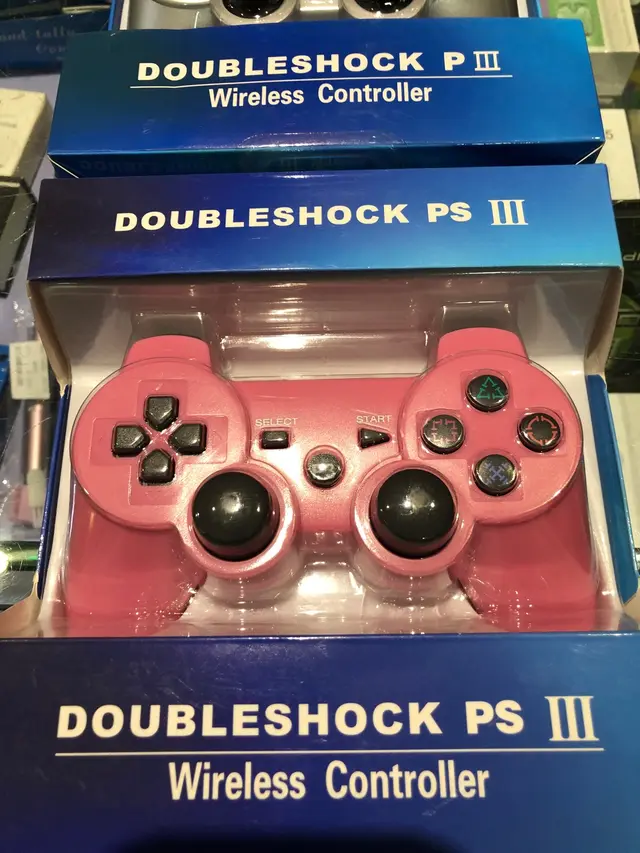 1 MANDO PS3 DOUBLESHOCK ROSA