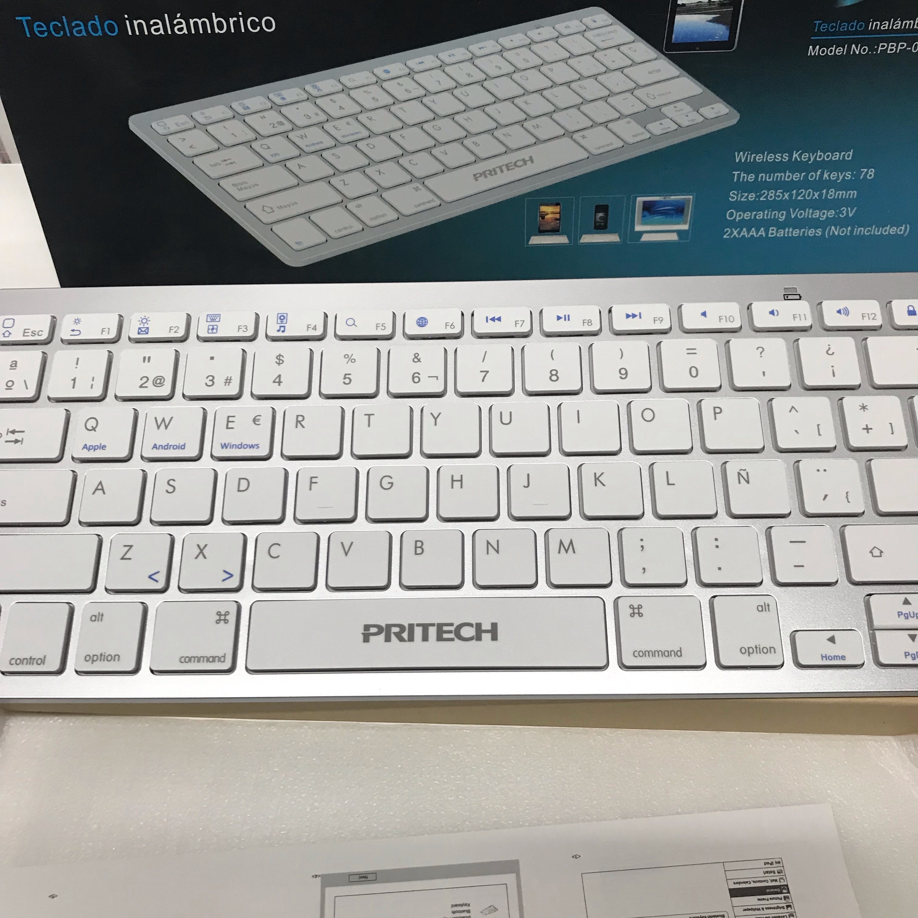 2 TECLADO INALÁMBRICO NUEVO