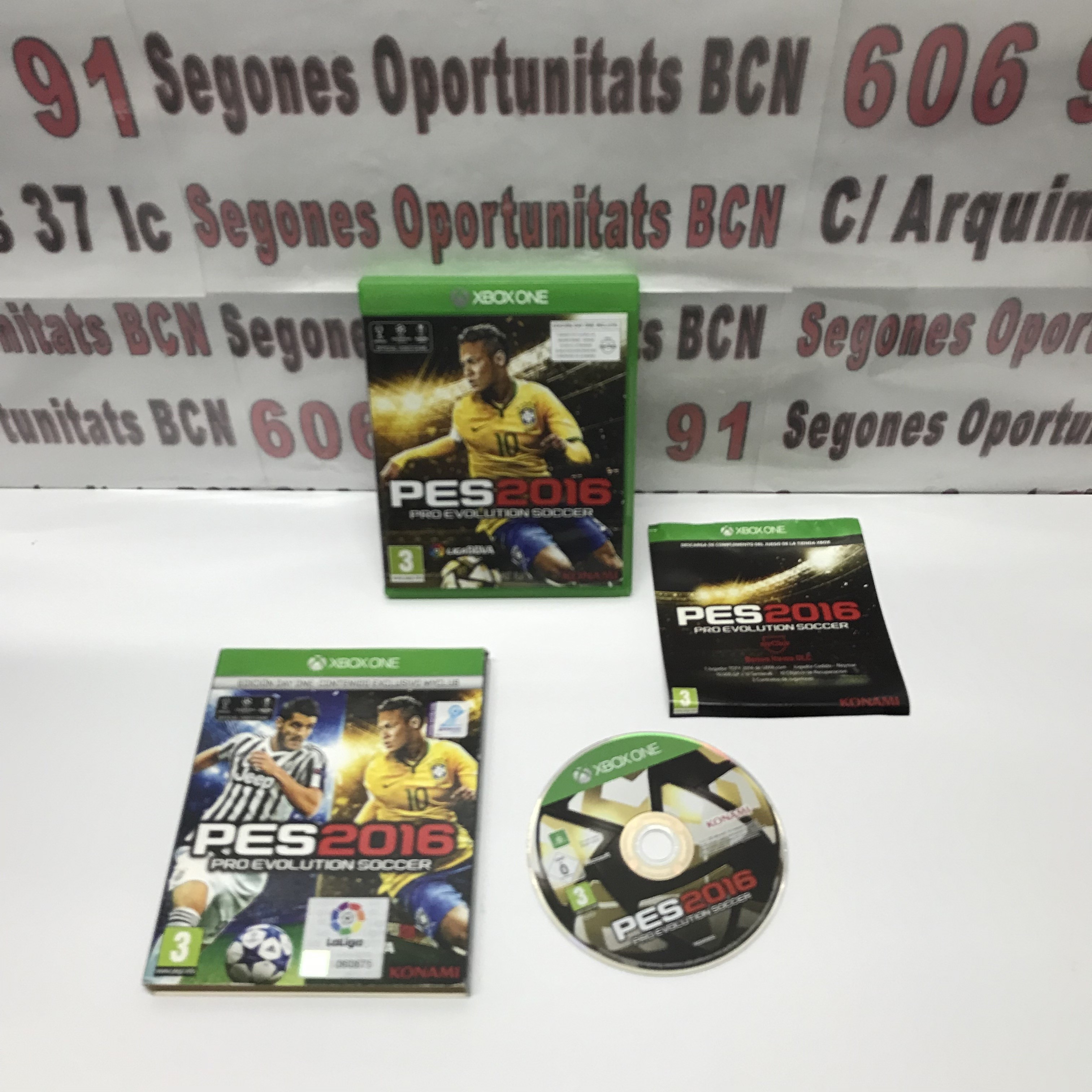 1 JUEGO XBOX ONE PES 2016