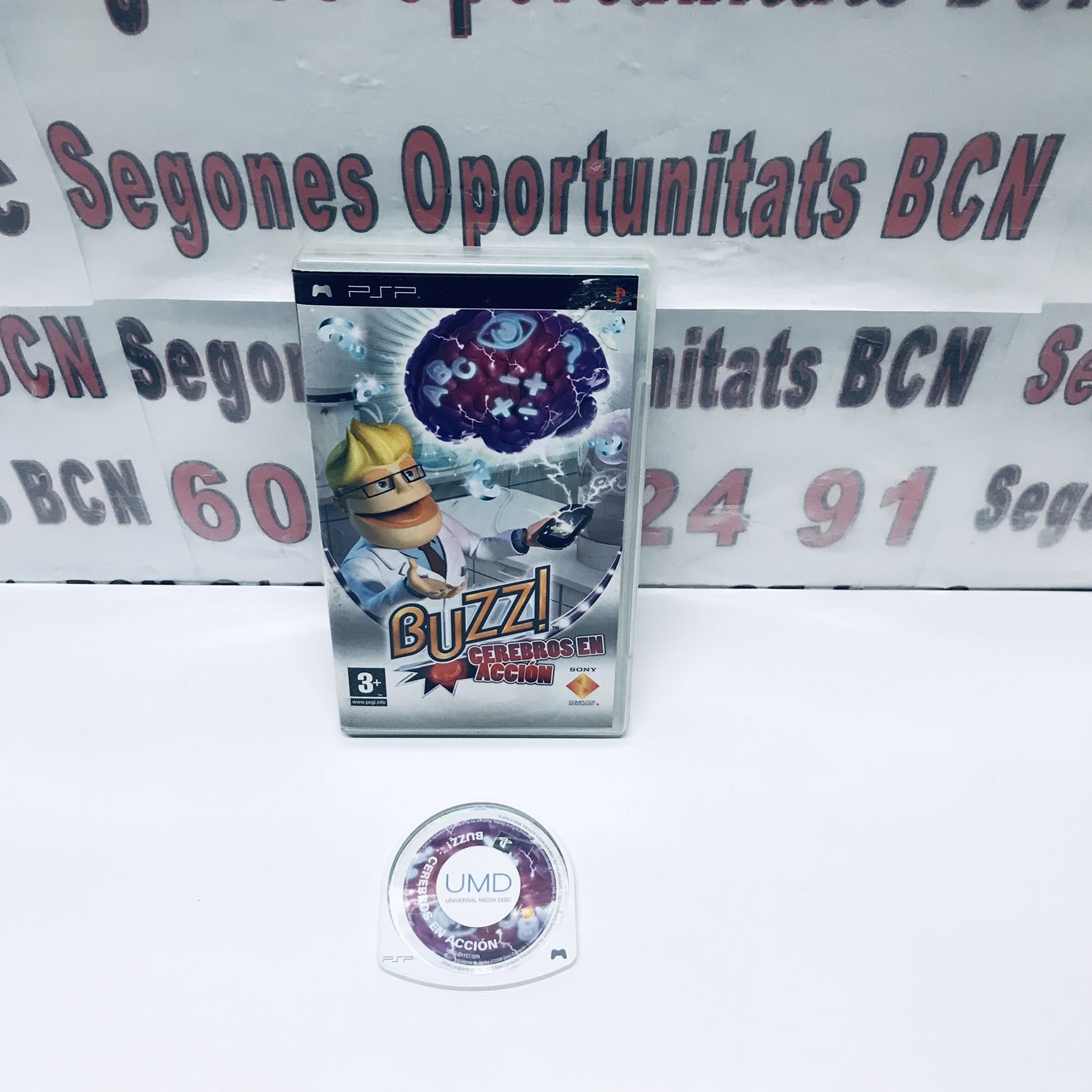 1 JUEGO PSP BUZZ CÉREBROS EN ACCIÓN