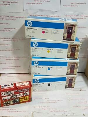 4 TONER HP COLOR LASERJET PACK 122A