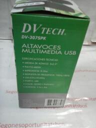 2 ALTAVOCES MULTIMEDIA USB DVTech 