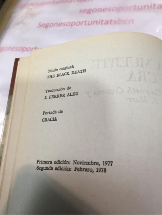 2 Libro lectura La muerte negra