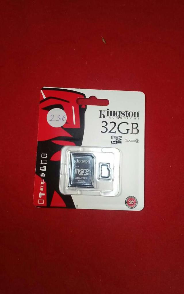 1 TARJETA MEMORIA SD KINGSTON 32GB