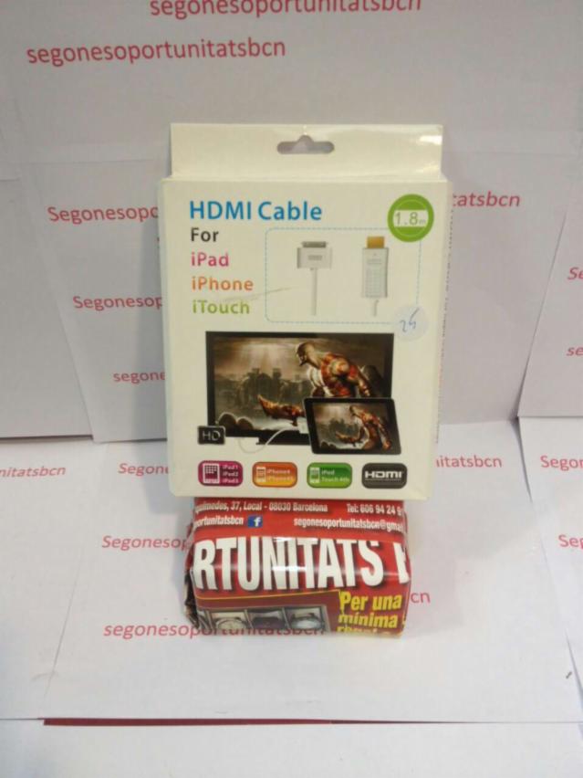 1 Hdmi cable ipad/iphone/itouch