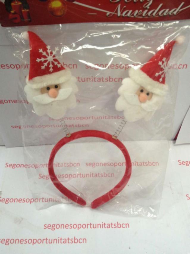 2 Diademas Papa Noel Nuevas