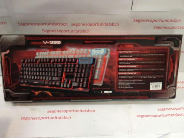 2 Teclado Gaming  modelo V-300