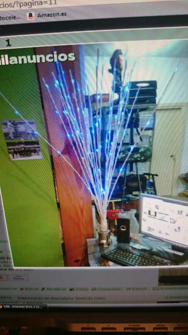 1 Lámpara de luces en forma de árbol