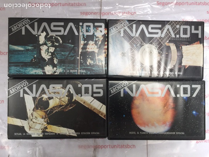 1 VHS ARCHIVOS NASA : 3/4/5/7