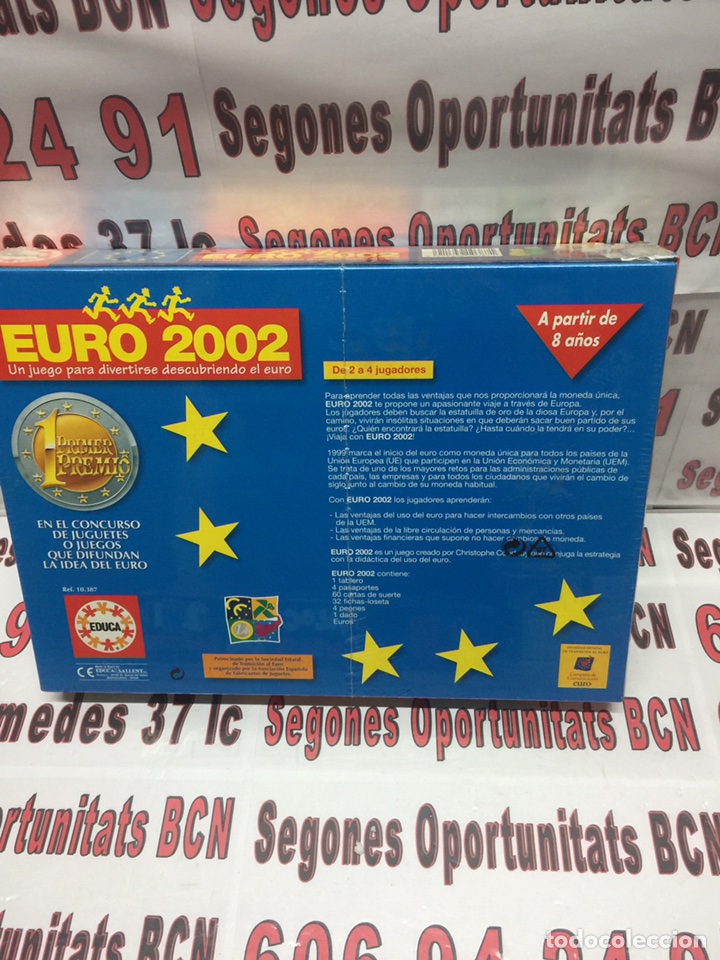 3 JUEGO DE MESA EURO 2002 PRECINTADO