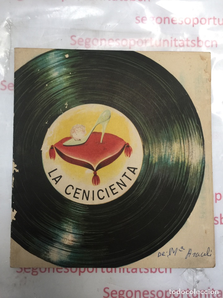 1 LA CENICIENTA DIS - CUENTO EDITORIAL FERMA AÑO 1960