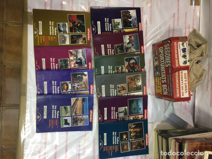 2 LOTE - TODOS LOS PAISES DEL MUNDO, INCOMPLETO. INCLUYE ATLAS DE 1992 - EL PERIODICO