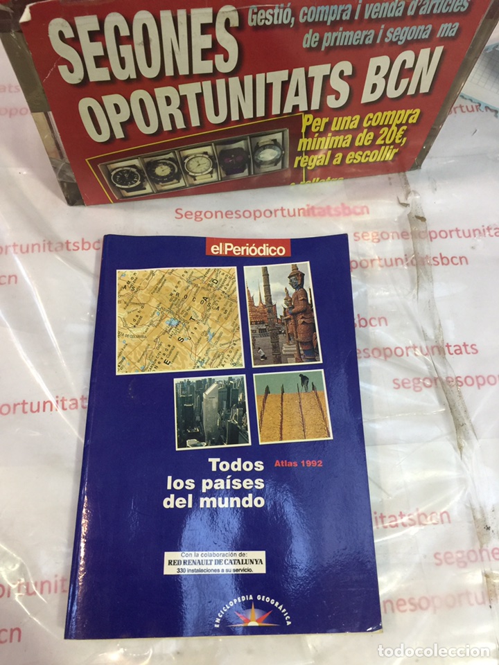 3 LOTE - TODOS LOS PAISES DEL MUNDO, INCOMPLETO. INCLUYE ATLAS DE 1992 - EL PERIODICO