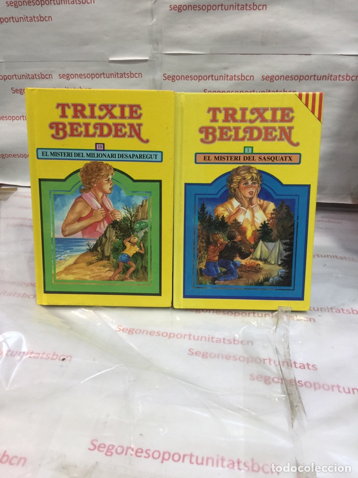 1 LOTE - TRIXIE BELDEN EL MISTERI DEL SASQUATX I EL MISTERI DEL MILIONARI DESAPAREGUT - NUMERO 1 Y 10