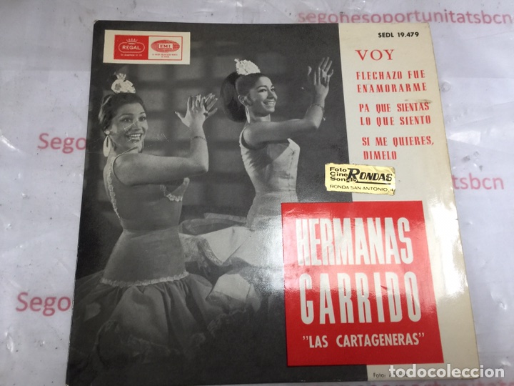 1 HERMANAS GARRIDO , LAS CARTAGENERAS - LP DE 1969 REGAL