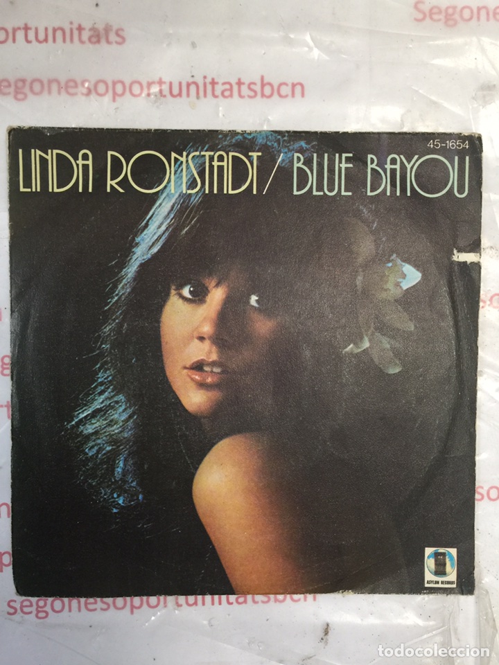 1 LINDA RONSTADT - BLUE BAYOU - SINGLE DISCO VINILO