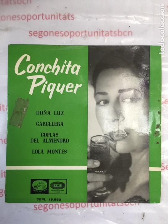 1 CONCHITA PIQUER - DOÑA LUZ , CARCELERA , COPLAS DEL ALMENDRO , LOLA MONTES - LP SINGLE VINILO