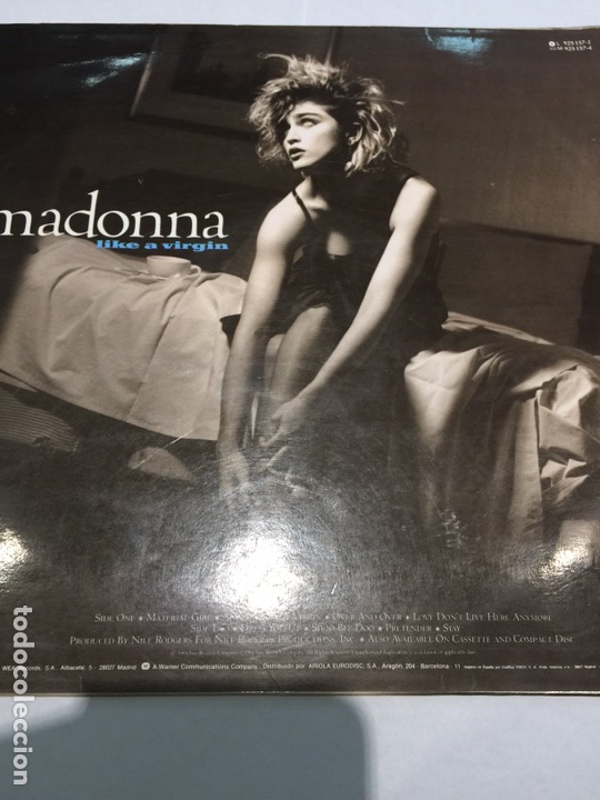 3 LP - MADONNA - LIKE A VIRGIN