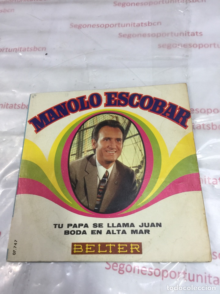 1 DISCO VINILO MANOLO ESCOBAR.