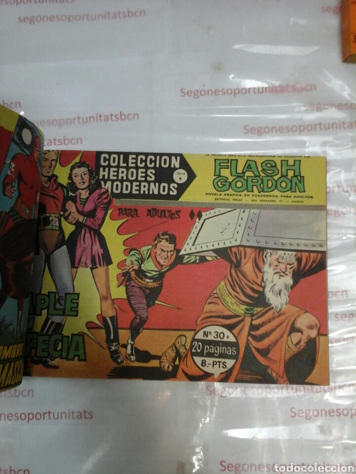 6 LOTE - FLASH GORDON - 60 NÚMEROS - ED. DOLAR